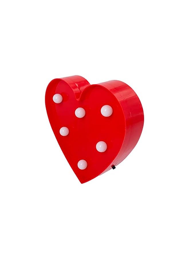The Bros Heart Shape LED Decoration, red, 19628  - Image 3