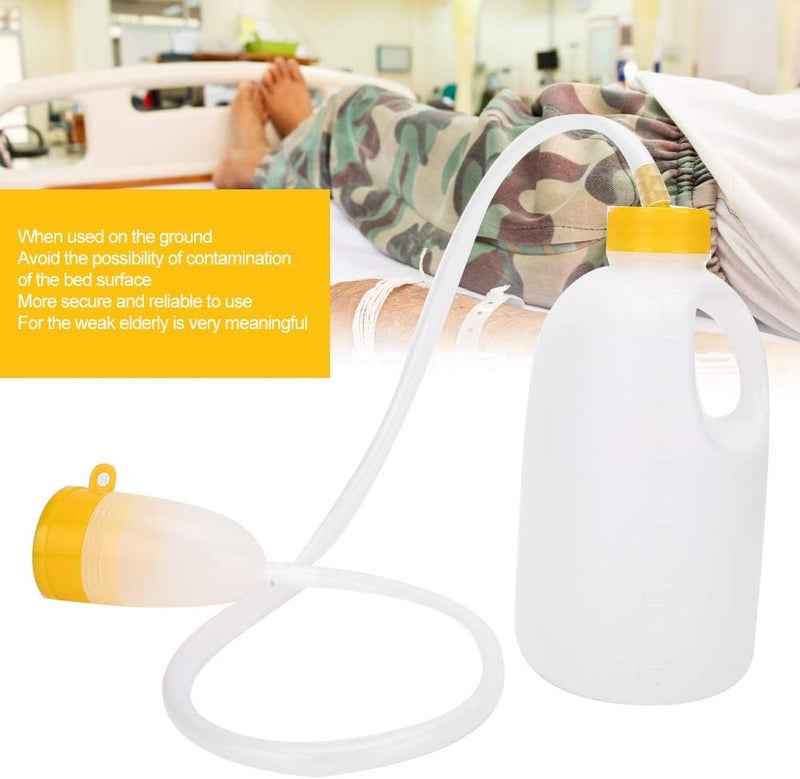 klarako Urine Collector, Urinal Pot Pee Bottle for Bedridden Patients for Store Urine - Image 2