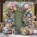 Partycus Pink Blue Green Balloon Arch Double Stuffed Dusty Green Pastel Blue Blush Mauve Latex Balloon Garland Kit for Boho Baby Shower Gender Reveal Floral Birthday Tea Party Decoration - Image 4