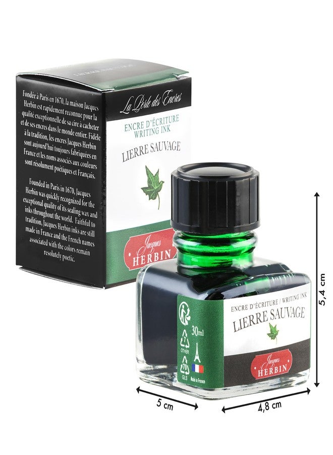 Jacques Herbin Herbin "D Ink Bottle (Lierre Sauvage - 30ML) 13037T - Image 2
