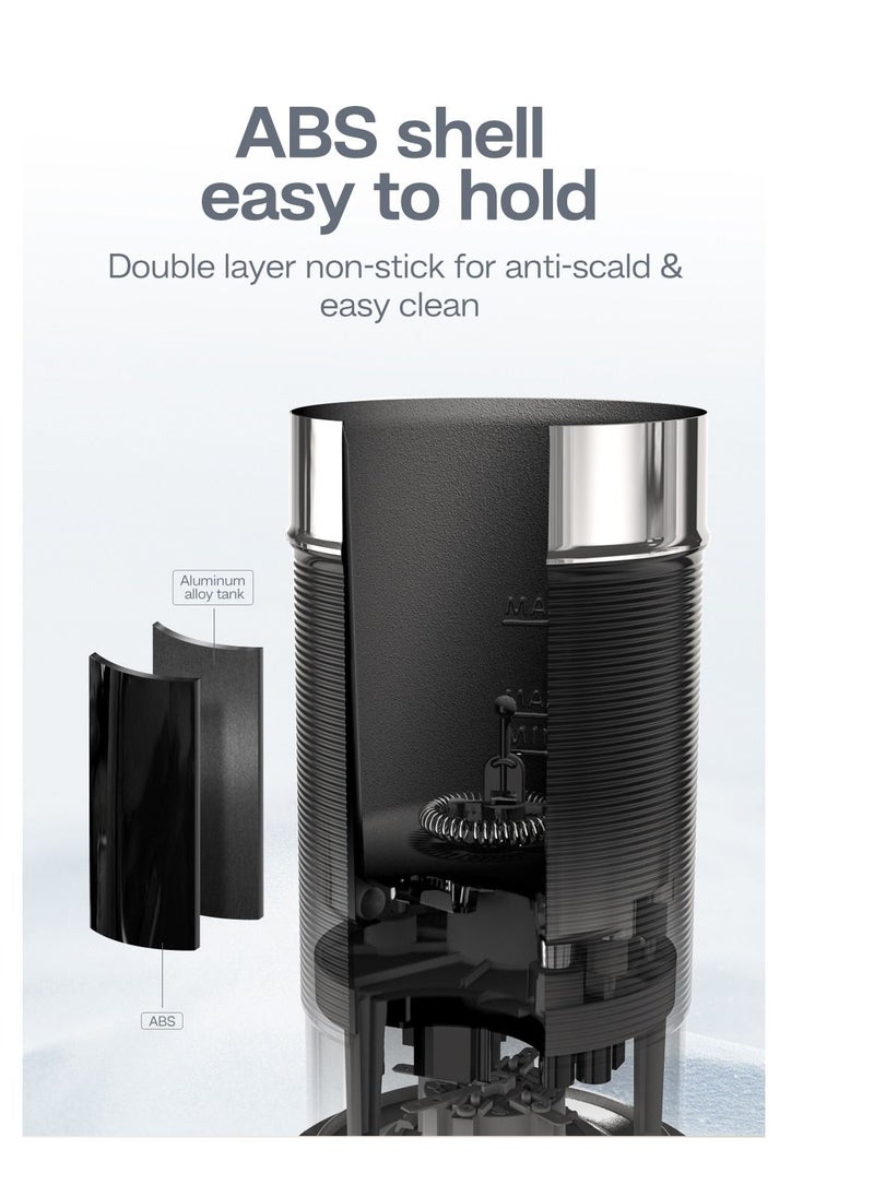HiBREW - HiBREW Handheld Automatic Hot and Cold Multifunctional for Latte Cappuccino Foam Coffee Electric Milk Frother - Image 1