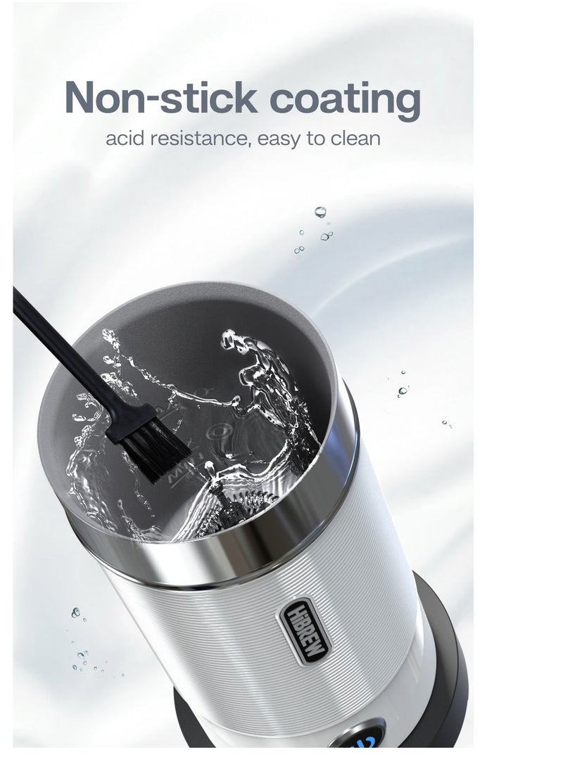 HiBREW - HiBREW Handheld Automatic Hot and Cold Multifunctional for Latte Cappuccino Foam Coffee Electric Milk Frother - Image 1