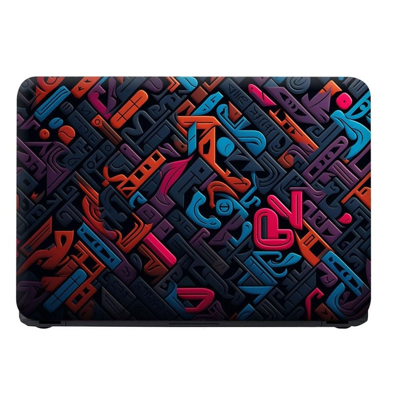 WALLTON - Creative Inspirations HD Quality Vinyl Laptop Skin Decal/Sticker Protector, Fits Dell, Hp, Lenovo, Toshiba, Acer, ASUS and for All Models Up to 11.6" - 15.6" Inch, Pack of 1 - Image 1