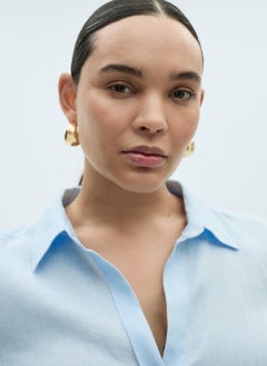 MANGO Regular-Fit Linen Shirt  - Image 2