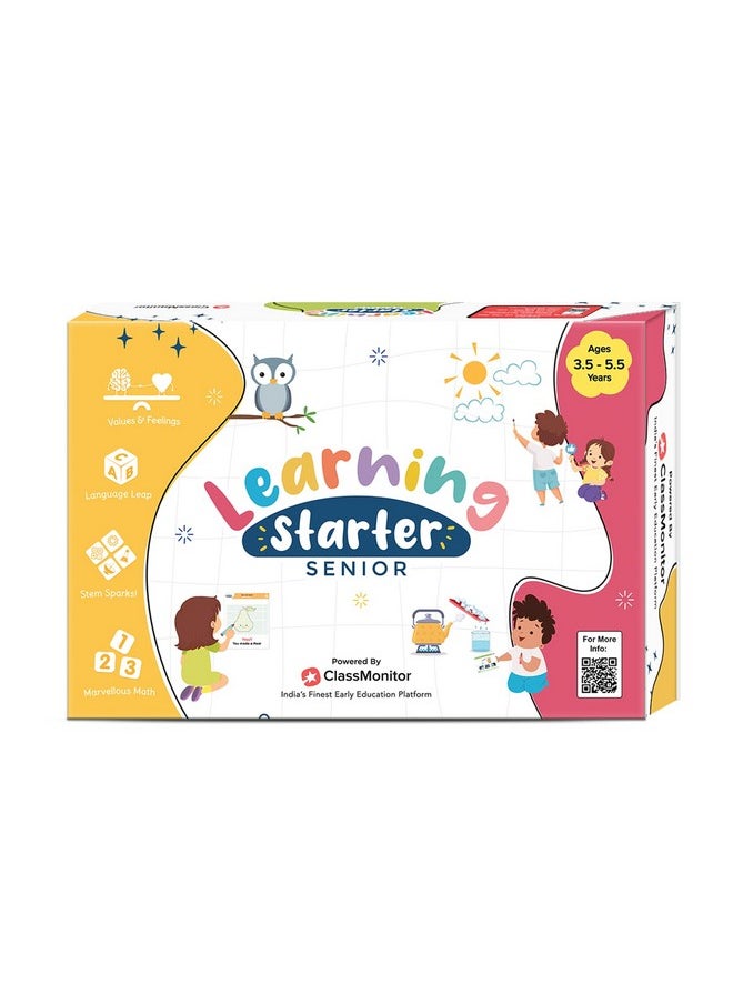 ClassMonitor ClassMonitor Learning Education Kit Age 3.5-5.5 Years for Kids with 200+ Activity for Children's Brain Development Activity Worksheets  - Image 1