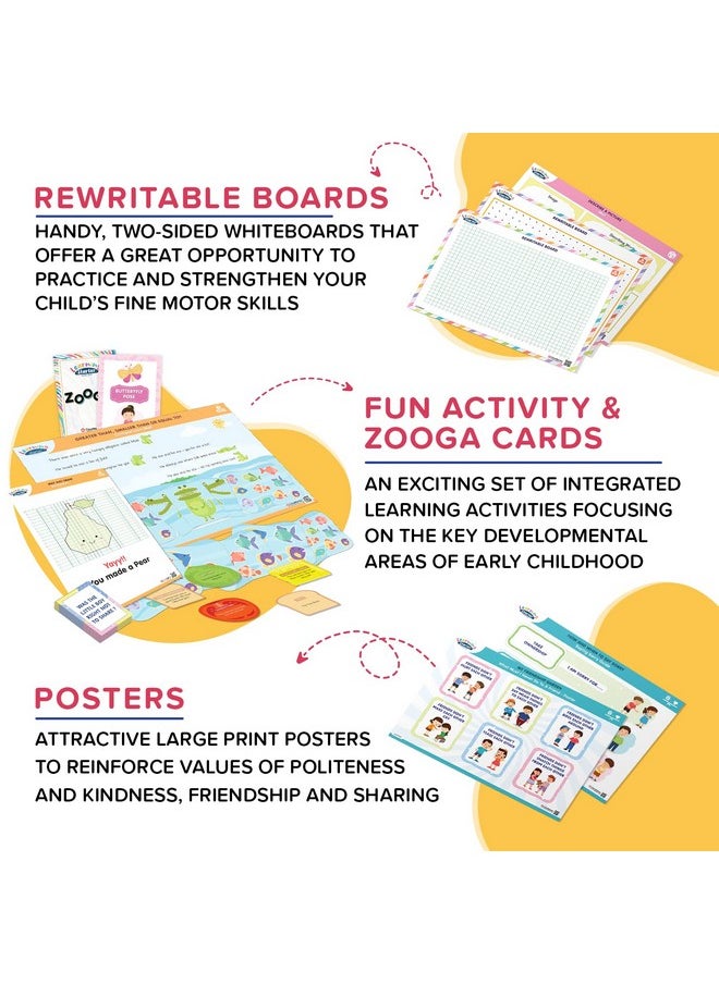 ClassMonitor ClassMonitor Learning Education Kit Age 3.5-5.5 Years for Kids with 200+ Activity for Children's Brain Development Activity Worksheets  - Image 5