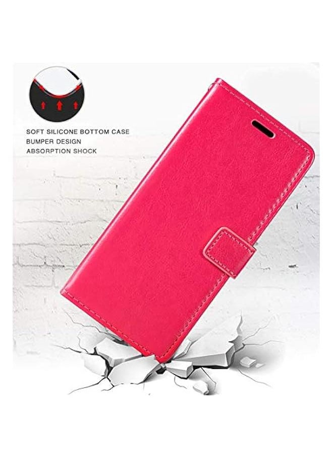 Generic - Huawei Honor X7B 4G Case: Stylish PU Leather Flip Cover for Huawei Honor Play 8T 5G (6.8”) - Rose, Card Holder & Kickstand Included - Image 1