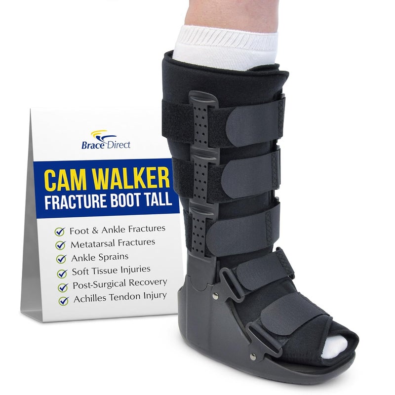 Brace Direct CAM Walker Boot - Tall Orthopedic Walking Boot for Fracture, Sprained Ankle, and Injury Recovery (X-Large - US Shoe Size Men 13+ / Women 14+) - Image 1