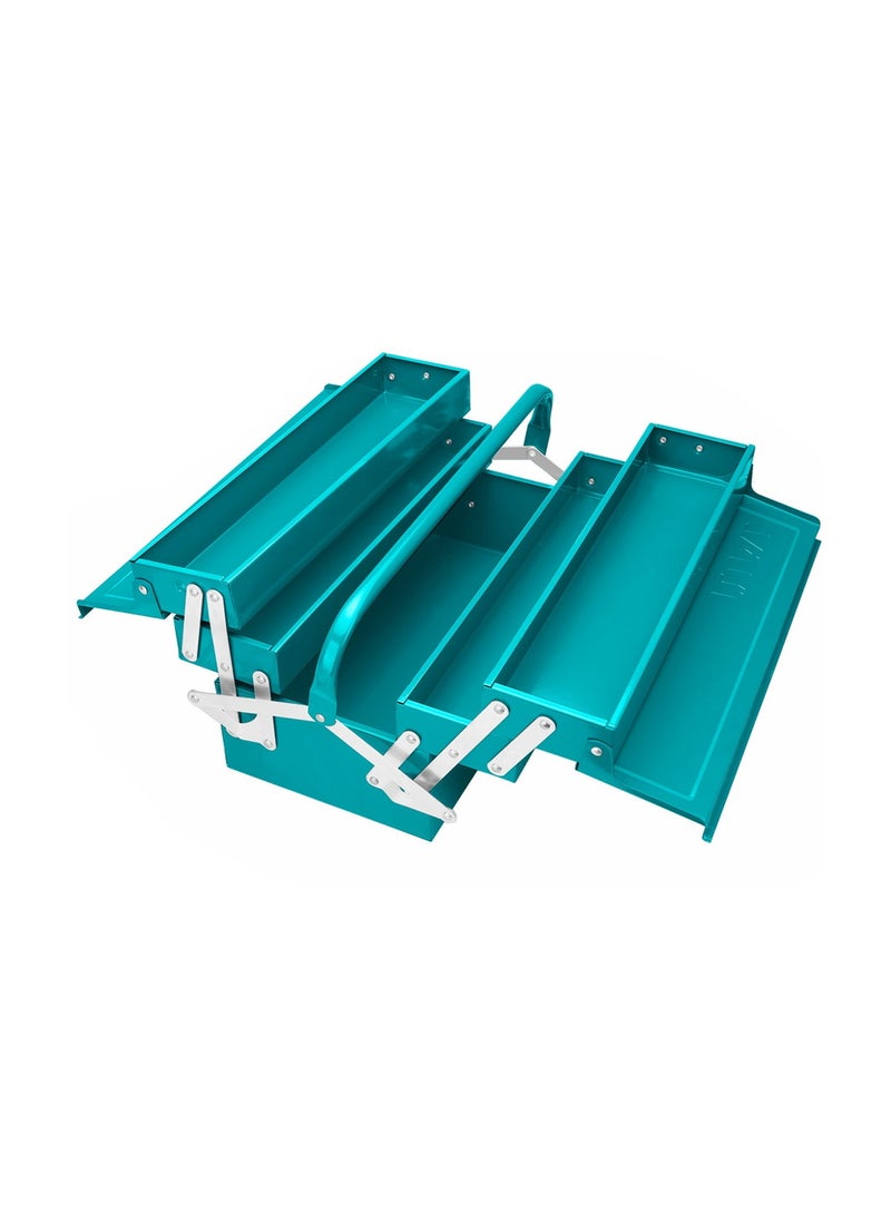 3 Leyar Metal Tool Box Organizer - Durable Garage Tool Case, 404x200x205mm - Ideal for Home, Company and Workshop