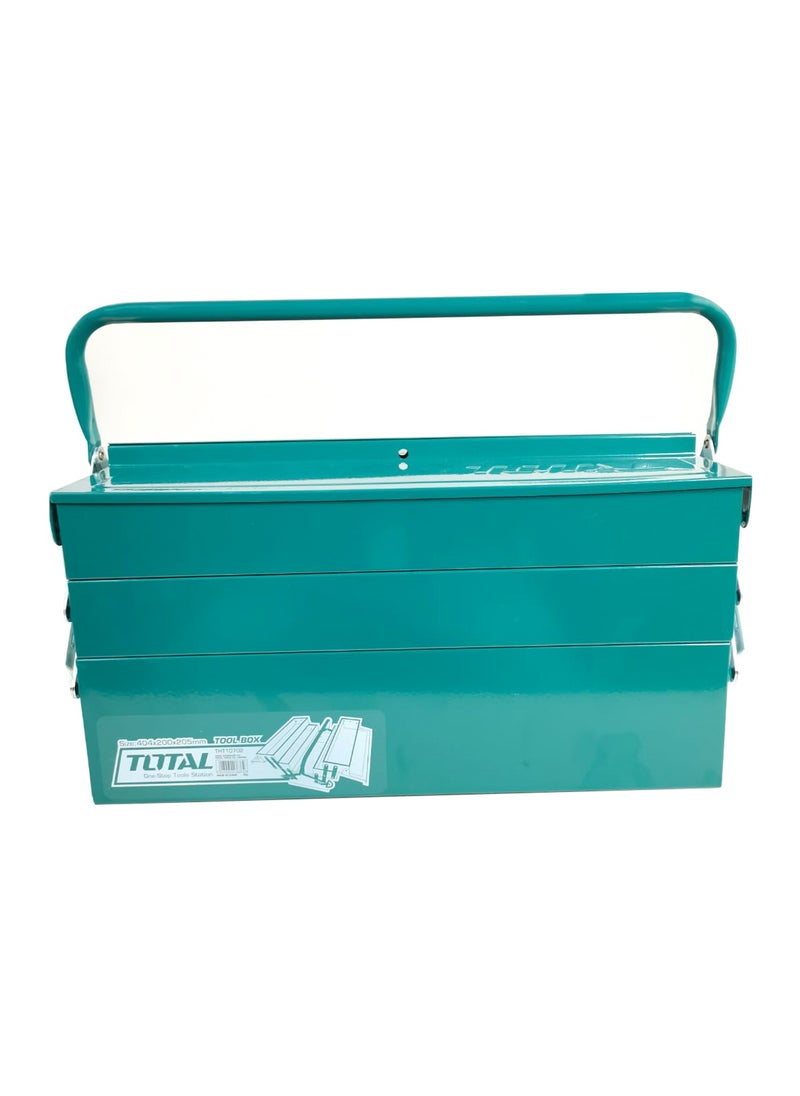 3 Leyar Metal Tool Box Organizer - Durable Garage Tool Case, 404x200x205mm - Ideal for Home, Company and Workshop