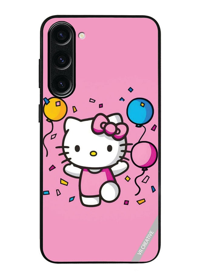 VR CREATIVE Protective Case Cover For Samsung Galaxy S23 Hello Kitty Design Multicolour - Image 1