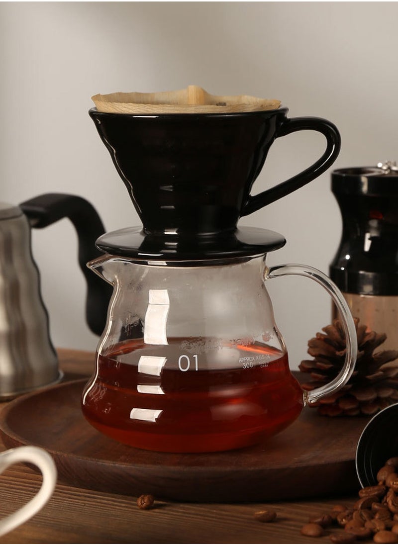 CHOIWIN - V60 Coffee Maker Set 10-Piece Coffee Drip Set With Portable Travel Bag - Image 1