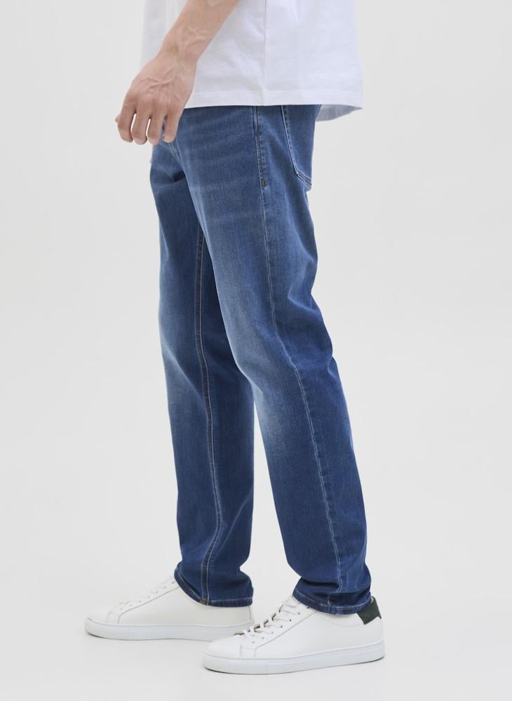 JJ Rebel Mid Wash Tapered Jeans - Image 2