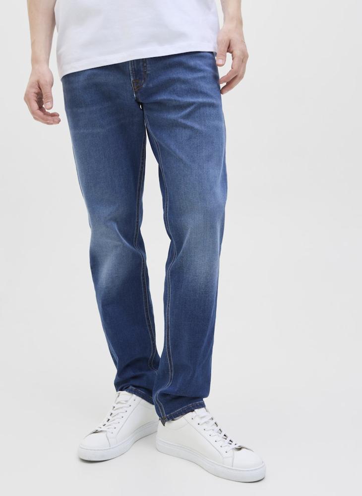 JJ Rebel Mid Wash Tapered Jeans - Image 3