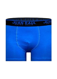 Generic Juan Raul Men's Boxer Briefs - Pack of 2 (Olive & Blue) - Soft Cotton Stretch Underwear  - Image 1