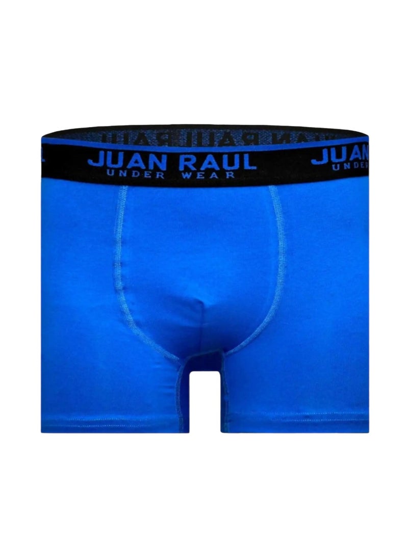 Generic Juan Raul Men's Boxer Briefs - Pack of 2 (Olive & Blue) - Soft Cotton Stretch Underwear  - Image 1