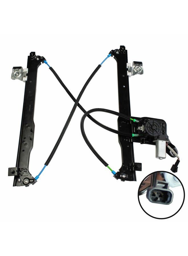 LAFORMO 741-578 Rear Driver Side Power Window Regulator with Motor Assembly Compatible with Silverado/Tahoe/Suburban/Avalanche 1500 2500 3500 00-06 Cadillac Escalade 02-06 GMC Yukon XL/Sierra - Image 2