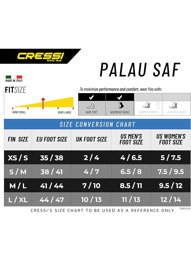 Cressi Palau Saf Fins Fins - Image 5