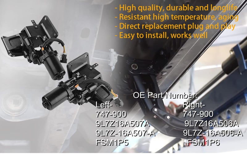 AKWH Pair Front Power Running Board Motor with Bracket 747-900 Replacement for Ford Expedition Lincoln Navigator 2007-2014 119.0 Inch Wheelbase 9L7Z16A506A 9L7Z16A507A - Image 5
