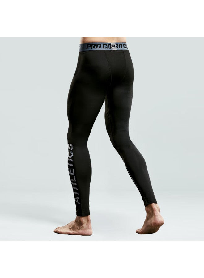 Buruite Men's C Pression Tights, Quick-dry, High-elasticity, Fitness Workout Set, Track And Field Running Suit, Basketball Training Leggings, C Pression Stockings - Image 3