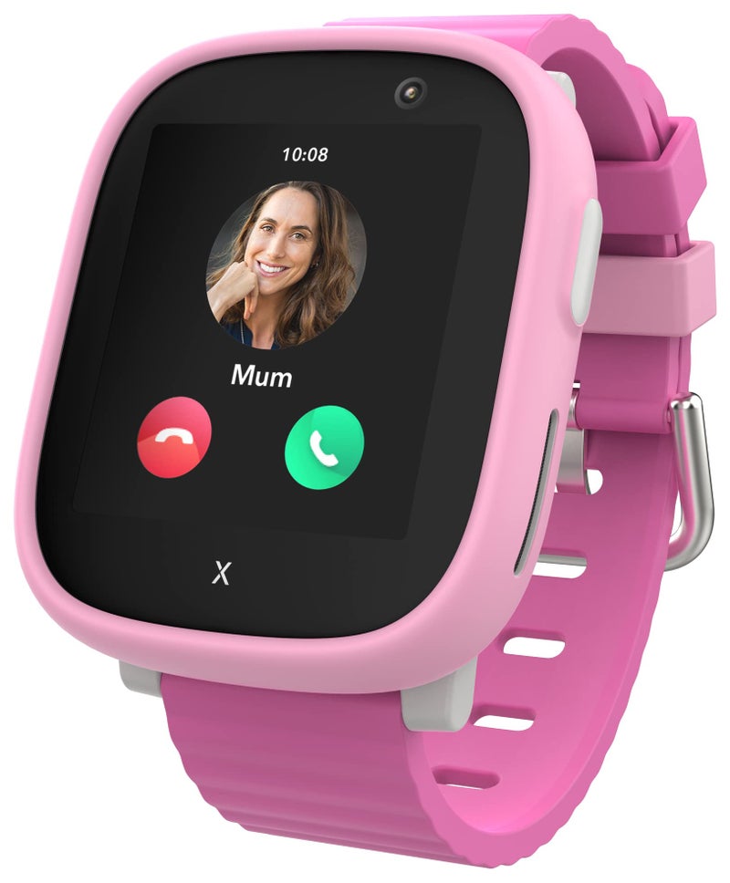 XPLORA X6 Play - Watch Phone for Children (4G) - Calls, Messages, Kids School Mode, SOS Function, GPS Location, Camera and Pedometer – (Subscription Required) (Pink) - Image 1