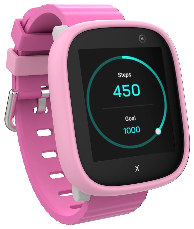XPLORA X6 Play - Watch Phone for Children (4G) - Calls, Messages, Kids School Mode, SOS Function, GPS Location, Camera and Pedometer – (Subscription Required) (Pink) - Image 3