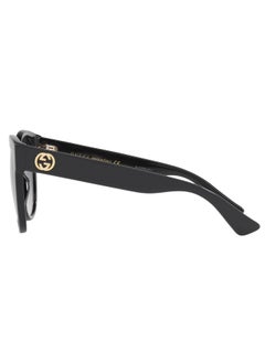 GUCCI Gucci Men Black Panto Sunglasses with Grey lenses GG0035SN-001  - Image 3