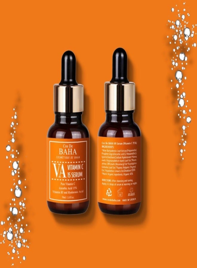Cos De BAHA Cos De BAHA Vitamin C 15% Ascorbic Acid Serum, 30ml  - Image 5