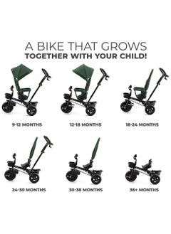 Kinderkraft Kinderkraft - Aveo Tricycle - Mystic Green  - Image 4