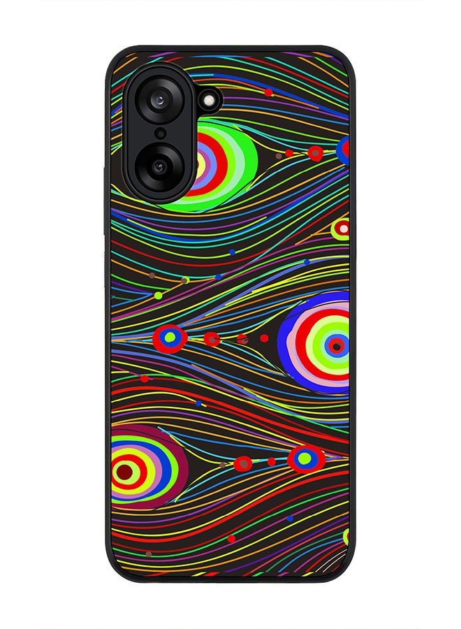 For OnePlus Nord CE5 / Ace 5 Racing Case,Slim fit Camera Protection, Shockproof Thin Phone cover  - Peacock Eyes