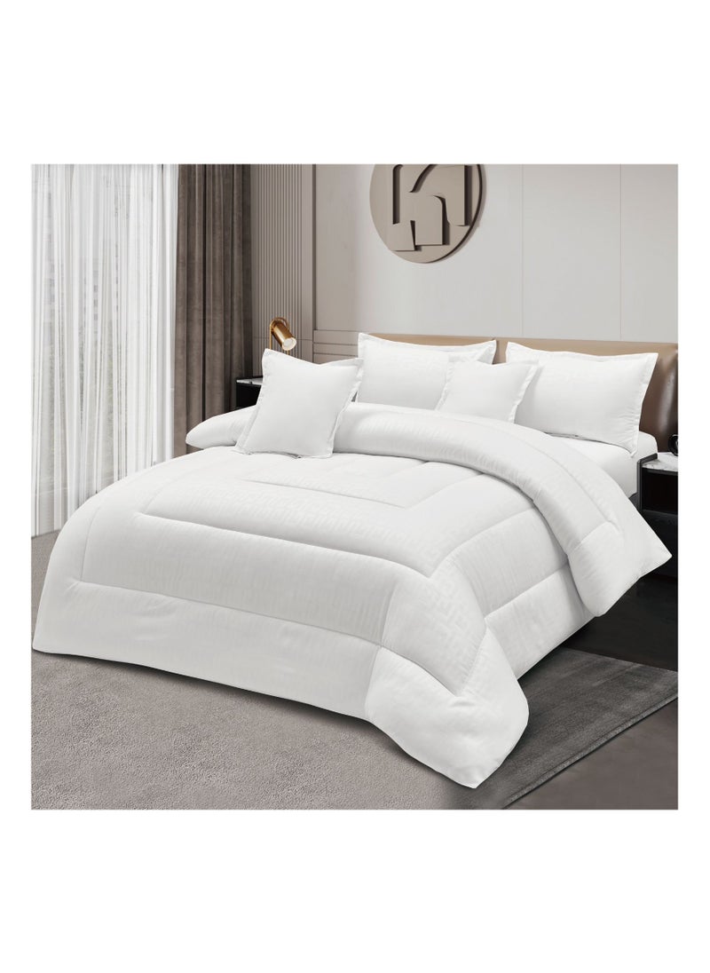 MingLi - Double-sided comforter set, consisting of 6 pieces, made of microfiber - size 250 x 230 cm - Image 1