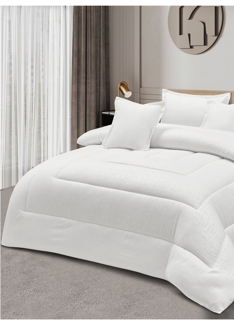 MingLi - Double-sided comforter set, consisting of 6 pieces, made of microfiber - size 250 x 230 cm - Image 1