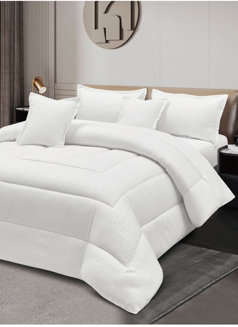 MingLi - Double-sided comforter set, consisting of 6 pieces, made of microfiber - size 250 x 230 cm - Image 1