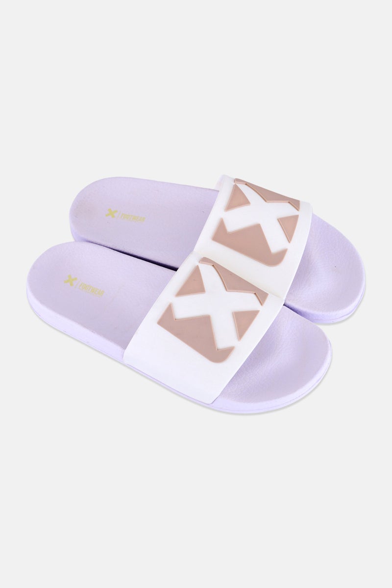 Xti Kids Boy Slip On Slides, White - Image 3
