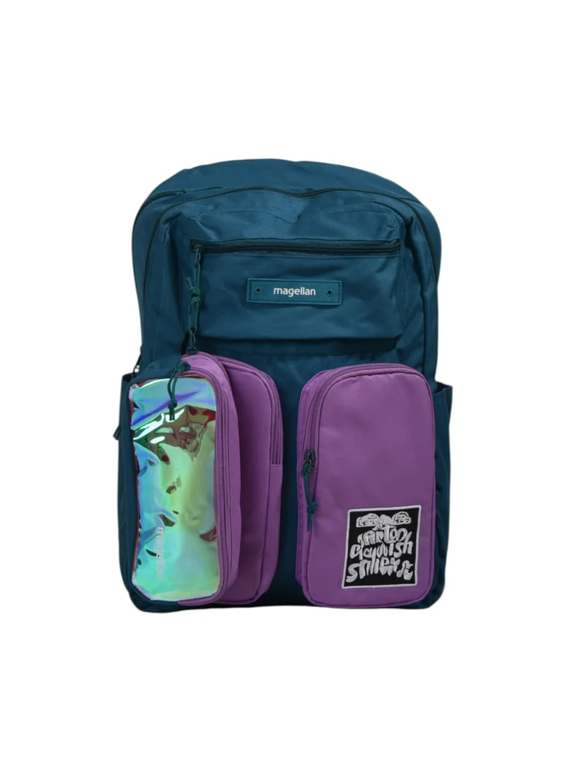 MAGELLAN Backpack 259D001B with Pencil Case | 18 Inch School Backpack Set | Lightweight Student School & Travel Bag