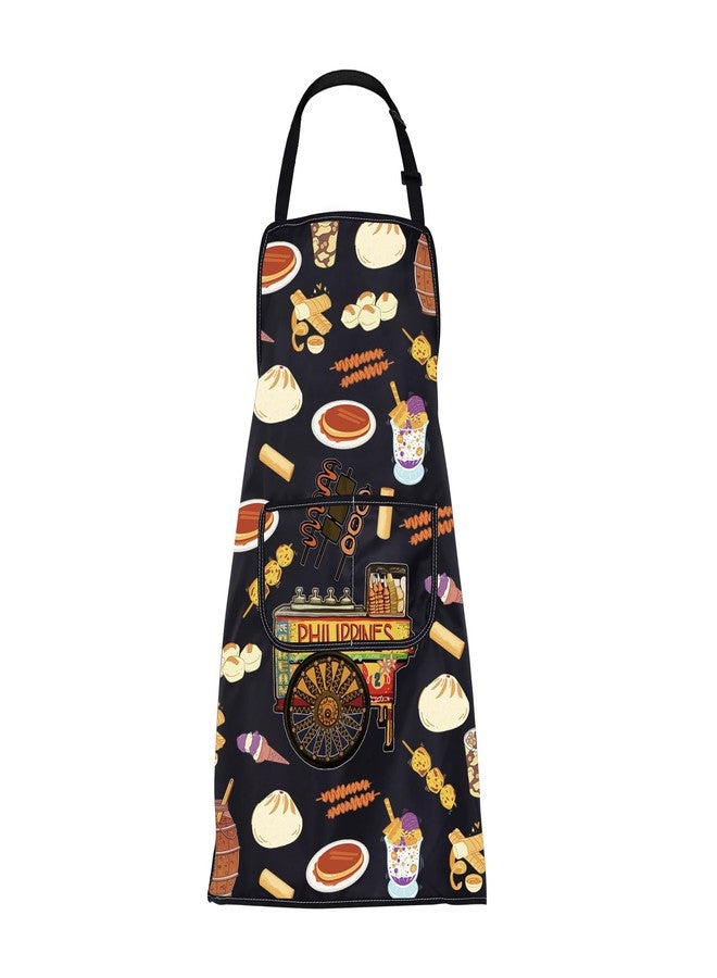 BNQL Filipino Food Apron Gift Philippines Gift Philippines Food Kitchen Apron Filipino Culture Food Apron Philippines Chef Apron - Image 1