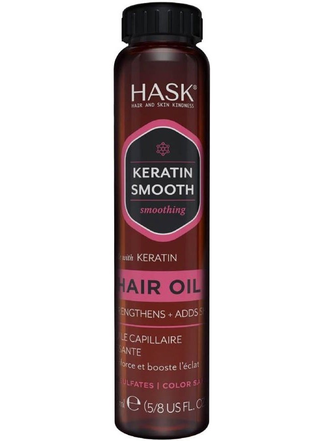 HASK Keratin Smoothing Hair Oil, 18 Ml - Image 1