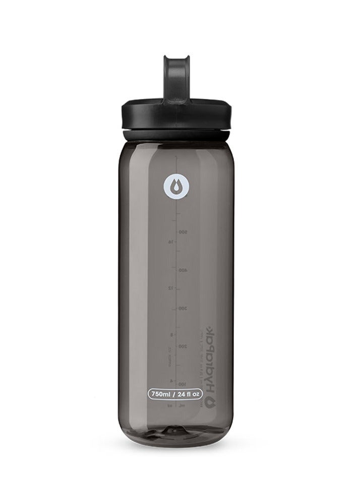 HydraPak RECON CLIP & CARRY Water Bottle 750ml - Charcoal Grey - Image 1