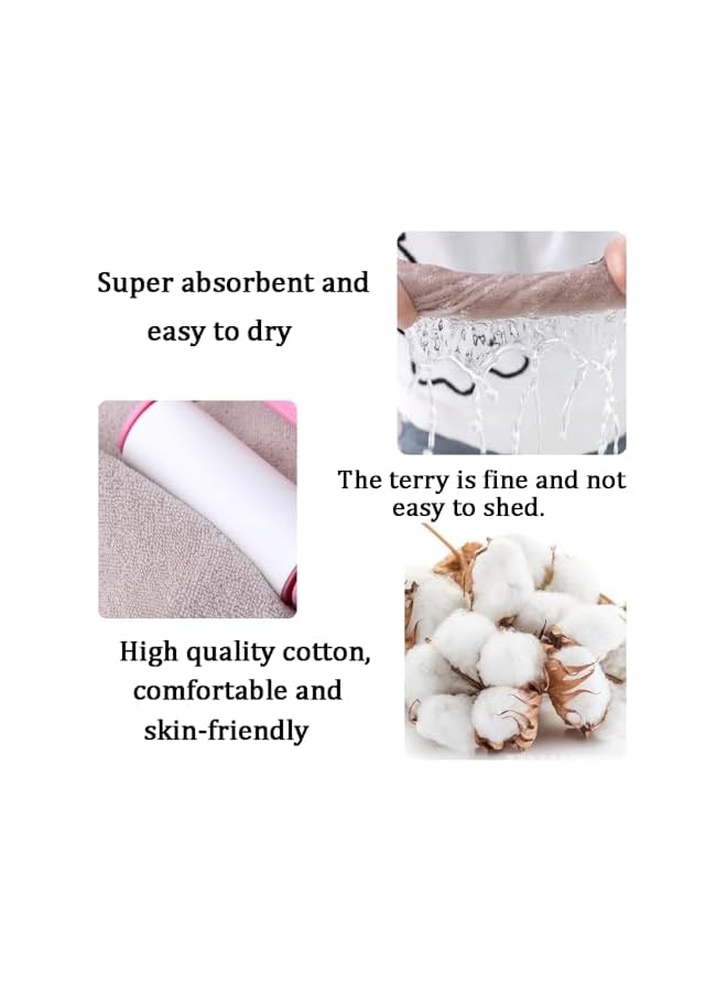 The Bros 4-Pack Cute Cartoon Hand Towels, Soft & Absorbent 25x25cm Cotton Face Towels with Hanging Loop for Kitchen, Bath, Kids & Adults - Image 5