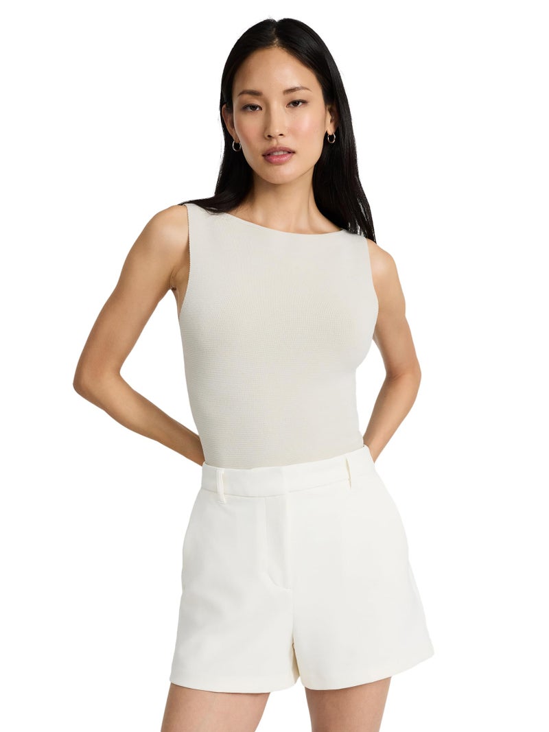 EXPRESS Womenâ€™s Editor Shorts â€“ High Rise 3" Inseam Stretch Dress Shorts for Work or Weekend Wear - Image 1