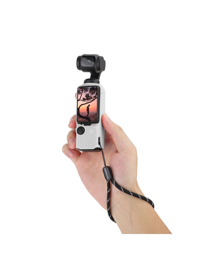 Sunnylife حافظة سيليكون لجهاز DJI OSMO Pocket 3، حافظة واقية مضادة للخدش ومضادة للانزلاق، حجم صغير متوافق مع Pocket 3 مع حبل عنق - Image 2