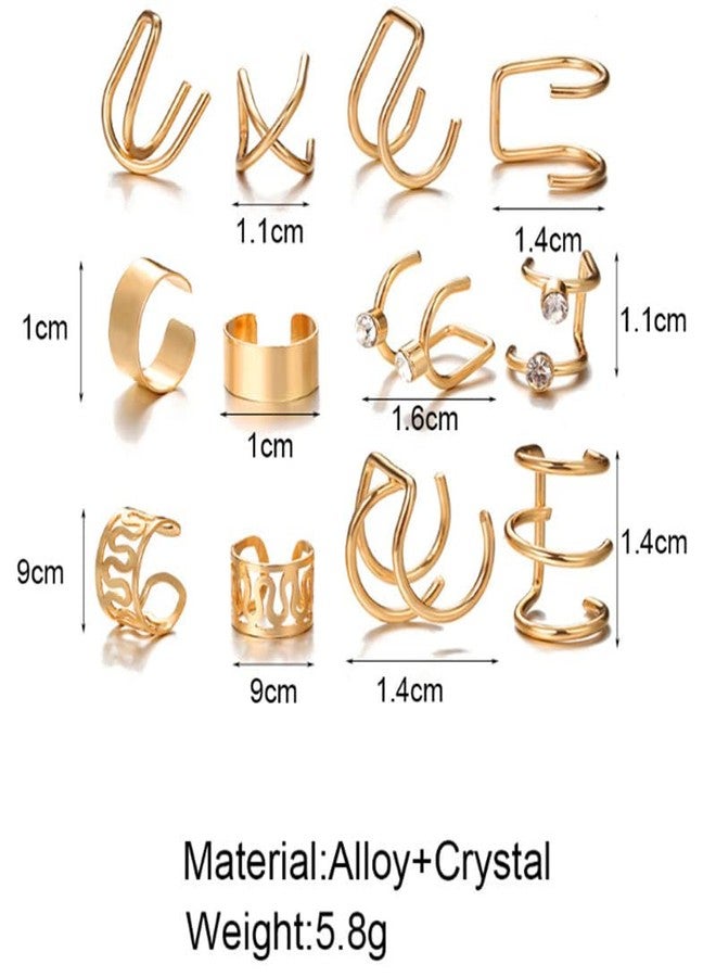 vfruua 24 Pcs Gold Silver Hair Braids Dreadlock Non-Piercing Ear Clip Beard Beads Cuffs Clip Hair for Women Men Hair Accessories Styling Jewelry Tools - Image 4