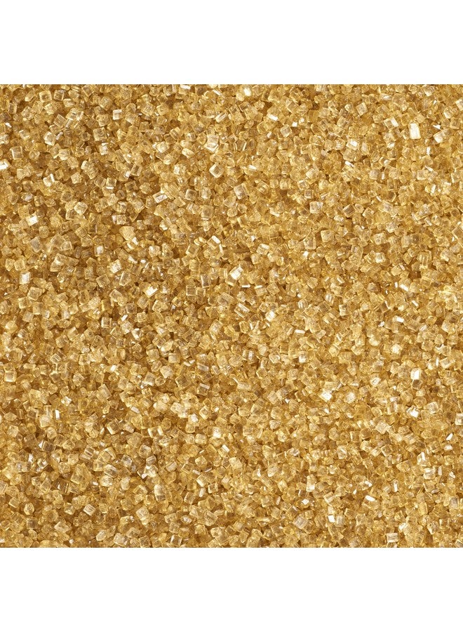 DecoPac Sanding Sugar | Sparkling Gold Edible Sugar Sprinkles | 33oz | Edible Sanding Sugar in Handheld Container | Made In USA | Sugar Sprinkle Mix For Cakes, Cupcakes, Cookies, Extra Large Pack | 33 Ounce - Sparkling Gold - Image 1