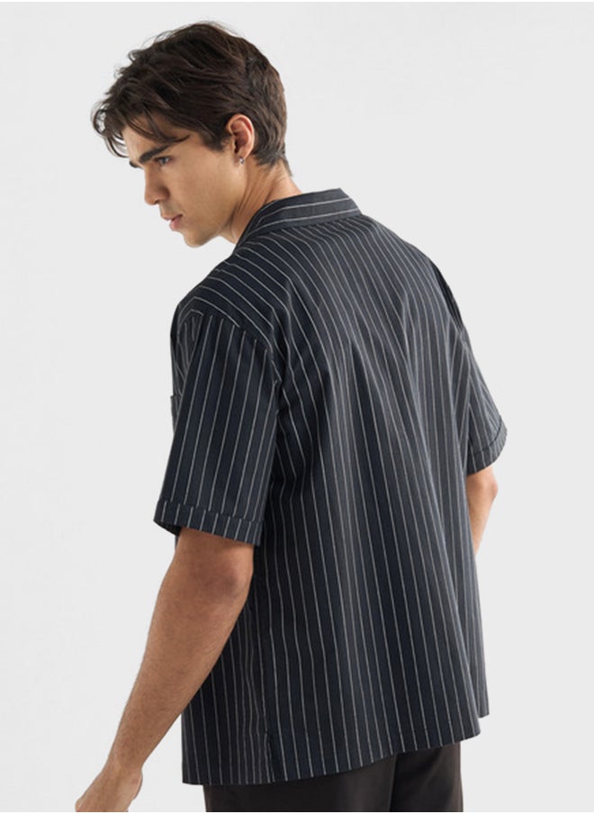 FAV Regular Fit Striped Shirt  - Image 2