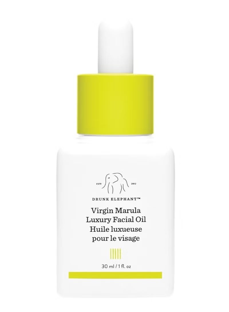 Drunk Elephant Virgin Marula Luxury Facial Oil Gluten and Vegan antiaging Skin Care and Face Moisturizer (30ml/1 fl oz) 30ml - Image 1