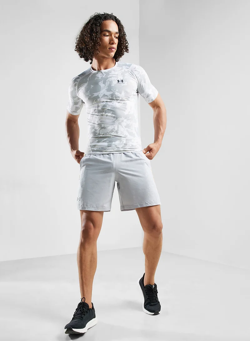UNDER ARMOUR Heatgear Isochill Printed Compression T-Shirt