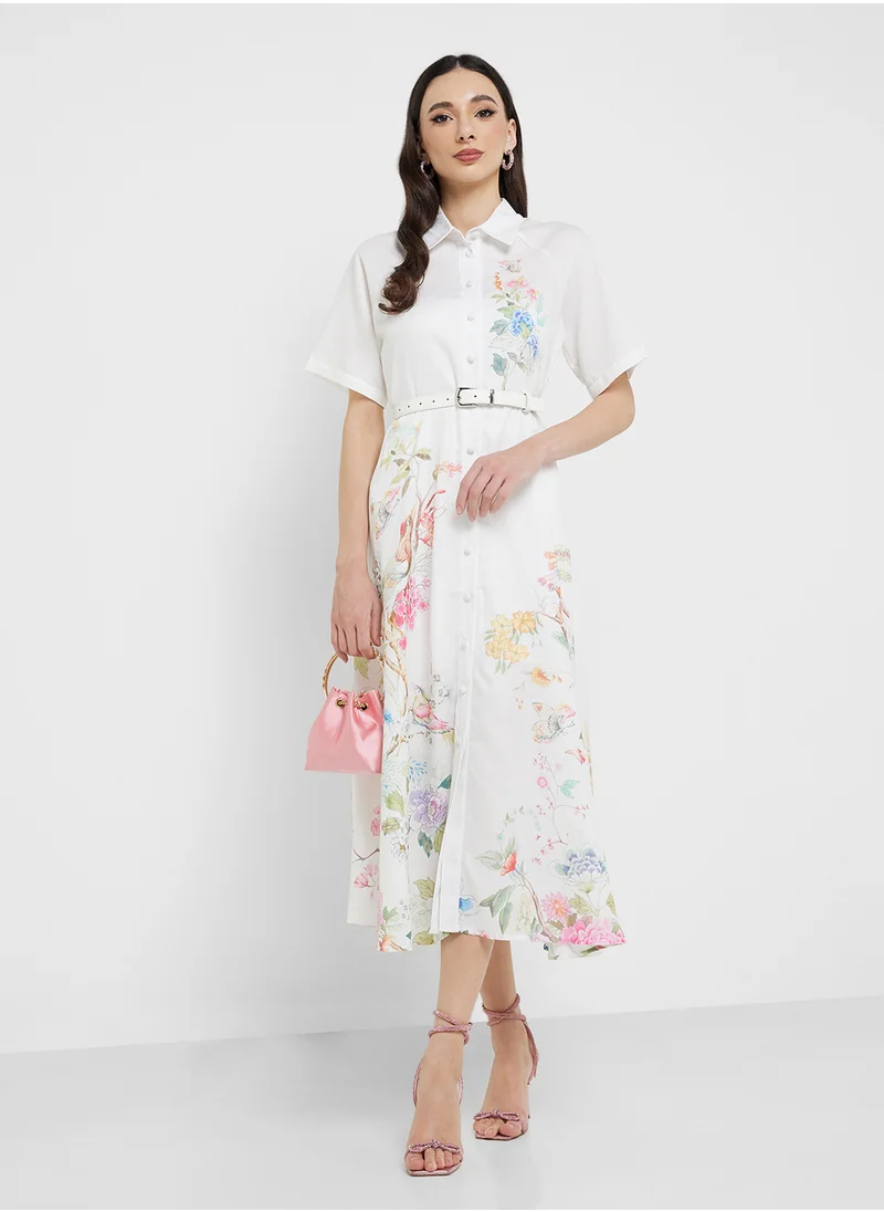 ايلا Floral Print Dress