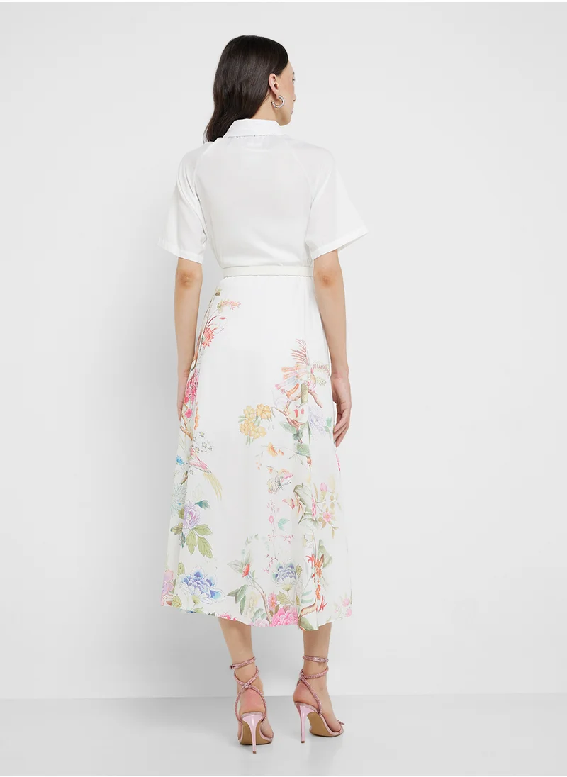 ايلا Floral Print Dress