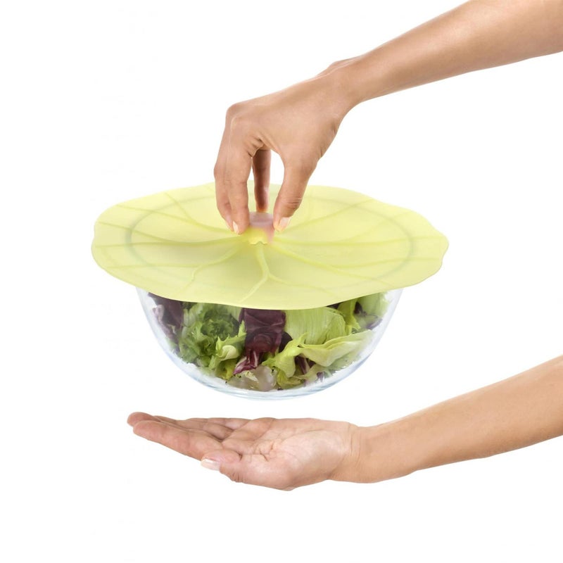 Charles Viancin - Lilypad Silicone Lid for Food Storage - 8''/20cm - Creates an Airtight Seal on Any Smooth Rim Surface - BPA-Free - Oven, Microwave, Freezer, Stovetop and Dishwasher Safe - Image 2
