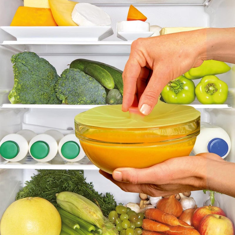 Charles Viancin - Lilypad Silicone Lid for Food Storage - 8''/20cm - Creates an Airtight Seal on Any Smooth Rim Surface - BPA-Free - Oven, Microwave, Freezer, Stovetop and Dishwasher Safe - Image 3